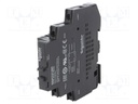 Relay: solid state; Ucntrl: 4÷32VDC; 12A; 1÷60VDC; DIN; Series: SSM