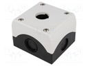 Enclosure: for remote controller; X: 72mm; Y: 80mm; Z: 56mm; black