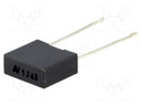 Capacitor: polyester; 1uF; 40VAC; 63VDC; Pitch: 7.5mm; ±5%; 10x4x9mm