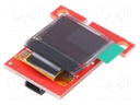 Module: display; OLED display; Qwiic; 3.3VDC; I2C; Colour: blue