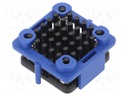 Heatsink: extruded; grilled; BGA; black; L: 21mm; W: 21mm; H: 11.6mm