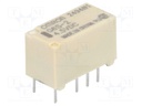 Relay: electromagnetic; DPDT; Ucoil: 4.5VDC; 0.5A/125VAC; 2A/30VDC