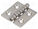 Hinge; Width: 40mm; A2 stainless steel; H: 40mm