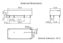 Relay: miniature; NC + NO; Ucoil: 5VDC; 4A/250VAC; 4A/30VDC; 6A