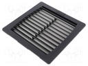 Filter; Mounting: push-in; 260g; IP55; Cutout: 177x177mm; D: 34mm
