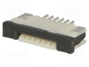 Connector: FFC (FPC); horizontal; PIN: 6; ZIF,top contacts; SMT