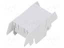Cover; for enclosures; UL94HB; Series: EH 35; Mat: ABS; grey; 35mm