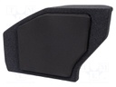 Car loudspeaker enclosure; MDF; black melange; textil; 17l; 250mm