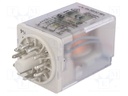 Relay: electromagnetic; 3PDT; Ucoil: 110VDC; 10A/250VAC; 10A/24VDC