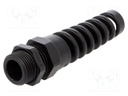 Cable gland; with strain relief; M20; IP68; Mat: polyamide; black