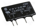 Relay: solid state; Ucntrl: 4÷15VDC; 5A; 48÷660VAC; THT; SIP