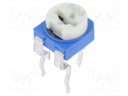 Potentiometer: mounting; single turn,horizontal; 50kΩ; 100mW