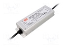 Power supply: switched-mode; LED; 99.75W; 48÷95VDC; 1050mA; IP67