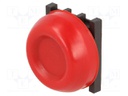 Switch: push-button; Stabl.pos: 1; 30mm; red; none; IP66; Pos: 2