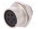 Socket; Connector: circular; RM; female; PIN: 5; bayonet; 5A; 350V