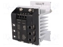 Relay: solid state; Ucntrl: 90÷240VAC; 30A; 48÷480VAC; 3-phase; DIN