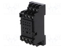 Socket; PIN: 14; 250VAC; Mounting: DIN; Leads: screw terminals