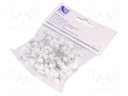 Holder; white; Application: YDYp 3x1,for flat cable; 100pcs.