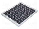 Photovoltaic cell; polycrystalline silicon; 435x356x25mm; 20W