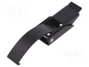 Clasp; steel; Plating: zinc; Colour: black