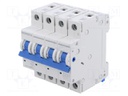 Circuit breaker; 230/400VAC; Inom: 20A; Poles: 3+N; Charact: B; 10kA