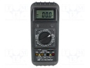 Digital multimeter; LCD 3,5 digit (3999); -20÷750°C