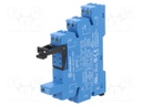 Socket; 6A; 250VAC; Mounting: DIN; Series: 41.52