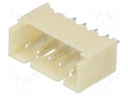 Socket; wire-board; male; 1.25mm; PIN: 5; THT; 125V; 1A; tinned