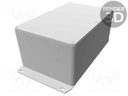 Enclosure: multipurpose; X: 120mm; Y: 188mm; Z: 82mm; 1590; aluminium