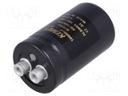 Capacitor: electrolytic; 10000uF; 63VDC; Leads: screw; ESR: 43mΩ