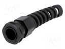 Cable gland; with strain relief; PG13,5; IP68; Mat: polyamide