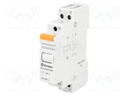 Relay: installation; monostable; NO x2; Ucoil: 24VAC; Mounting: DIN