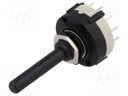 Switch: rotary; Pos: 3; 0.3A/125VAC; 1A/30VDC; Poles number: 4; 30°