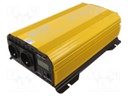 Converter: automotive dc/ac; 2000W; Uout: 230VAC; 11÷15VDC; 0÷40°C