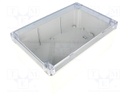 Enclosure: multipurpose; X: 160mm; Y: 240mm; Z: 90mm; 1554; grey; IP66