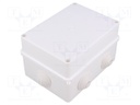 Enclosure: junction box; X: 118mm; Y: 157mm; Z: 94mm; wall mount