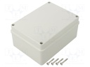 Enclosure: multipurpose; X: 118mm; Y: 158mm; Z: 76mm; SCABOX; grey