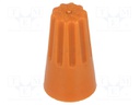 Splice terminals; 0.5÷2.5mm2; orange; 80pcs.
