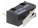 Microswitch SNAP ACTION; with lever; SPDT; 0.1A/30VDC; ON-(ON)