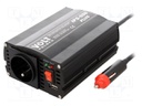 Converter: automotive dc/ac; 350W; Uout: 230VAC; Out: mains 230V