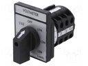 Switch: voltmeter cam switch; Stabl.pos: 7; 16A; Pos: 7; -25÷60°C