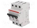 Circuit breaker; 400VAC; Inom: 6A; Poles: 3; DIN; Charact: C; 6kA