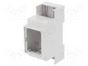 Enclosure: for DIN rail mounting; Y: 90mm; X: 36.2mm; Z: 53mm; PPO