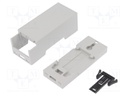Enclosure: for DIN rail mounting; Y: 90mm; X: 36.1mm; Z: 32.2mm; ABS