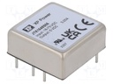 Isolated Board Mount DC/DC Converter, 4:1 Input, ITE, 1 Output, 15 W, 5 V, 3 A