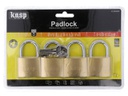 Padlock; brass; Application: gates,toolboxes,cabinets,sheds