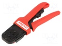 Tool: for crimping; terminals; 0.52÷2.08mm2; 20AWG÷14AWG