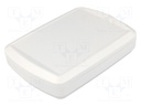 Enclosure: multipurpose; X: 100mm; Y: 140mm; Z: 30mm; ABS; white