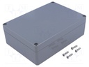 Enclosure: multipurpose; X: 121mm; Y: 171mm; Z: 55mm; ABS; dark grey