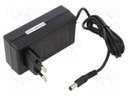 Power supply: switched-mode; plug; 5VDC; 4A; 20W; Plug: straight